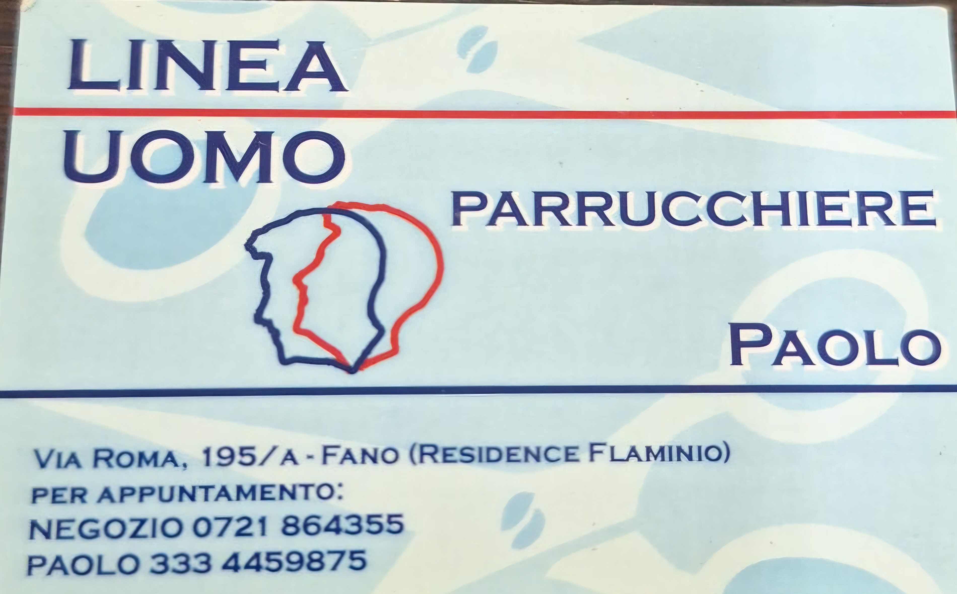 LINEA UOMO PARRUCCHIERE PAOLO