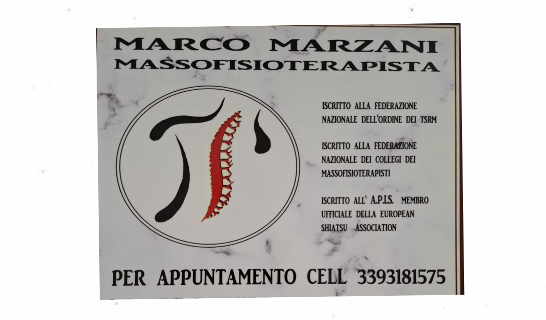 MARCO MARZANI MASSOFISIOTERAPISTA