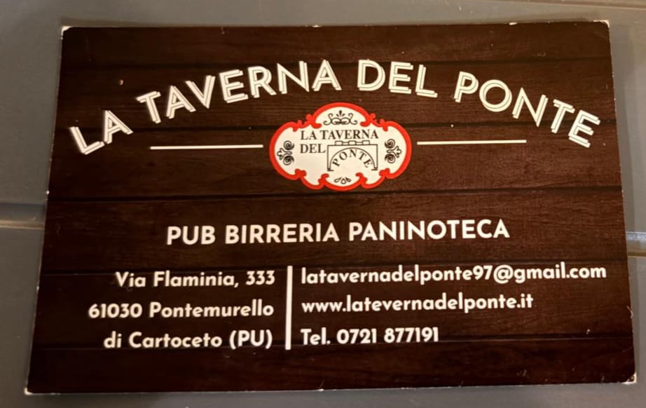 LA TAVERNA DEL PONTE  PUB PANINOTECA